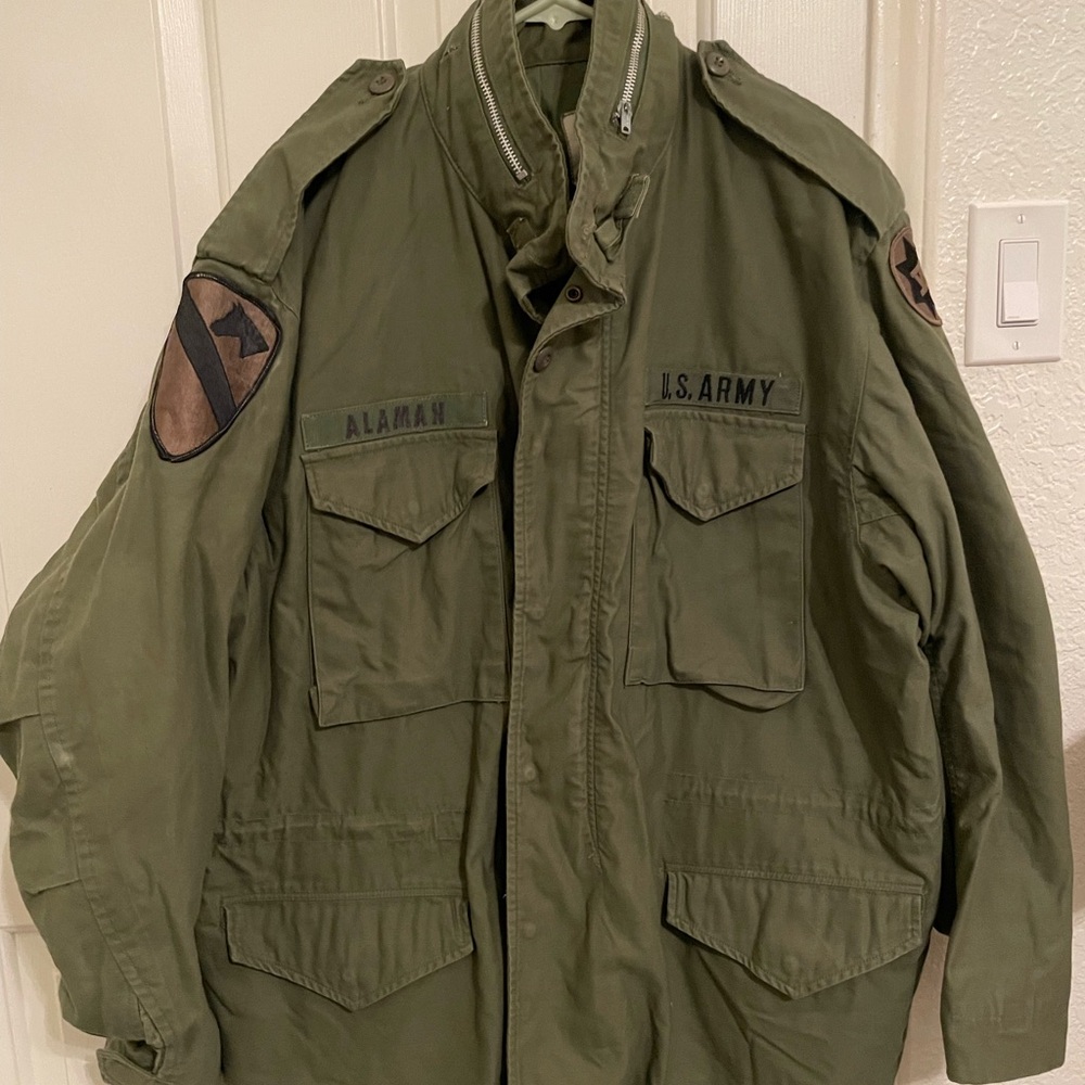 Vintage Army USA Field Jacket XL Regular Rambo